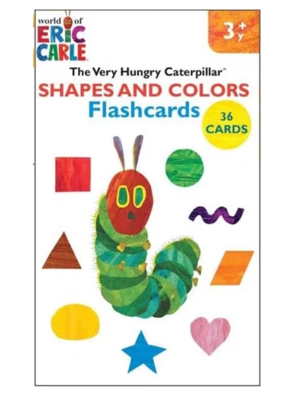 💕 World of Eric Carle Early Learning Flash Cards Shapes and Colors for 3+